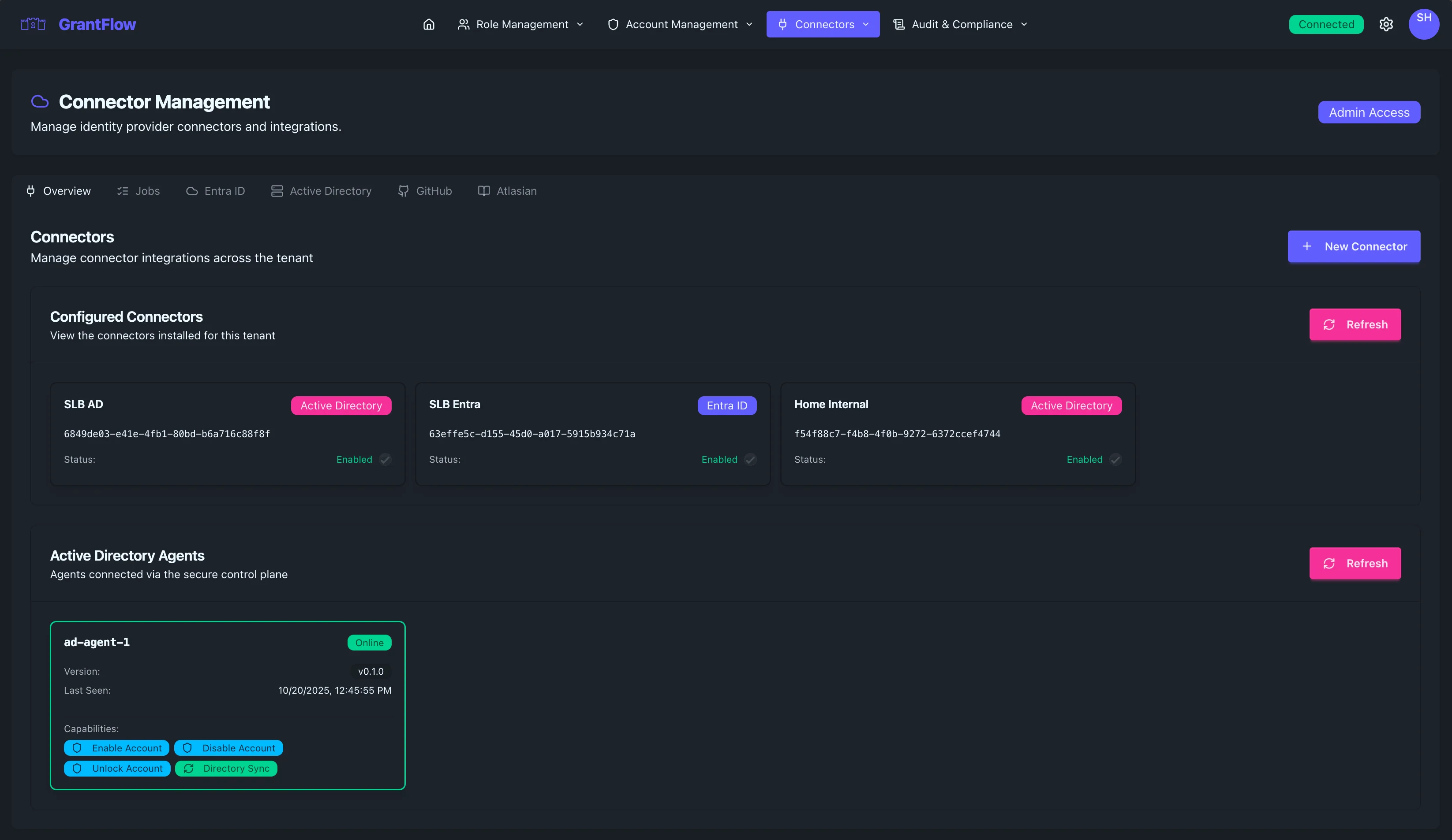 Connector Management
